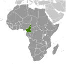 Location of Cameroon