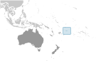 Location of American Samoa