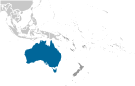 Location of Australia