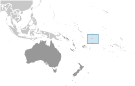 Location of Tokelau