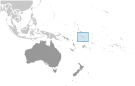 Location of Tuvalu