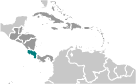 Location of Costa Rica