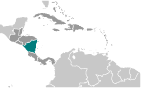 Location of Nicaragua