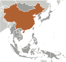 Location of China