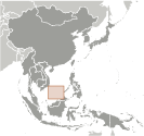 Location of Spratly Islands