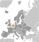 Location of Netherlands