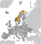 Location of Norway