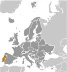 Location of Portugal