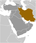 Location of Iran