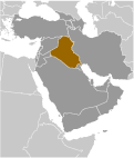 Location of Iraq