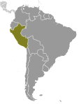 Location of Peru