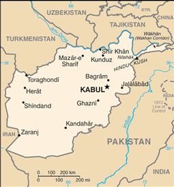 Map of Afghanistan