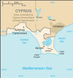 Map of Akrotiri