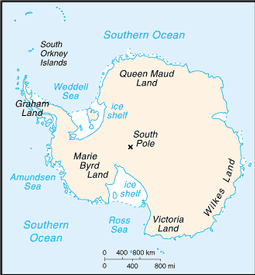 Map of Antarctica