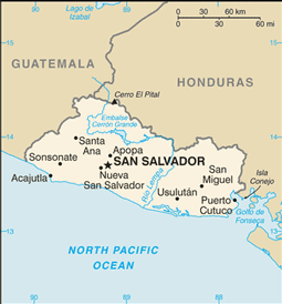 Map of El Salvador