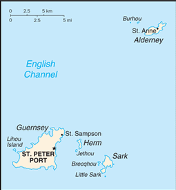 Map of Guernsey