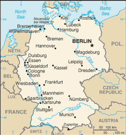 Map of Germany