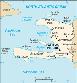 Map of Haiti