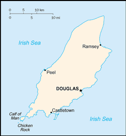 Map of Isle of Man