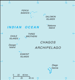 Map of British Indian Ocean Territory