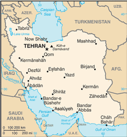 Map of Iran