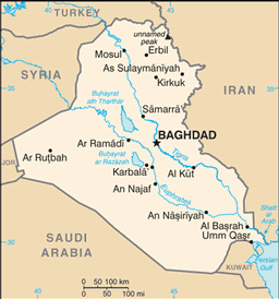 Map of Iraq