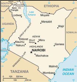 Map of Kenya