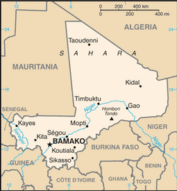 Map of Mali