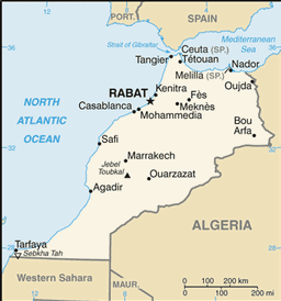 Map of Morocco