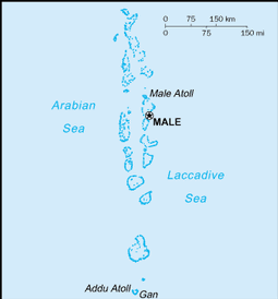 Map of Maldives