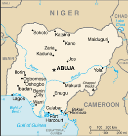 Map of Nigeria