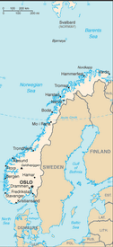 Map of Norway