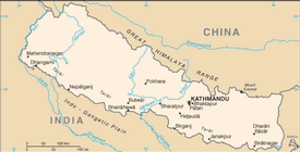 Map of Nepal