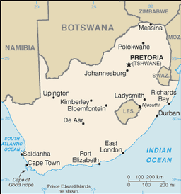 Map of South Africa