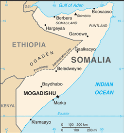 Map of Somalia