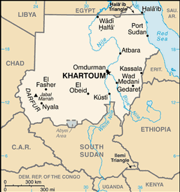 Map of Sudan