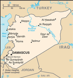 Map of Syria