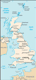 Map of United Kingdom