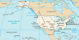 Map of United States