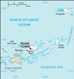 Map of British Virgin Islands